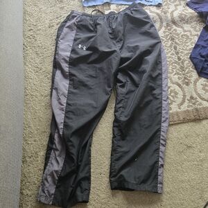 Under Armour Black and Gray Athletic Pants